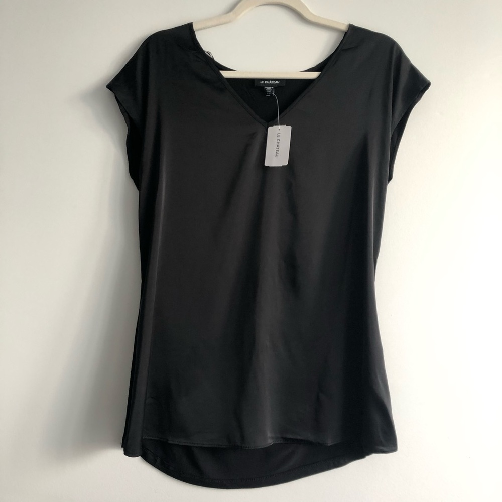 Black Silk T-shirt